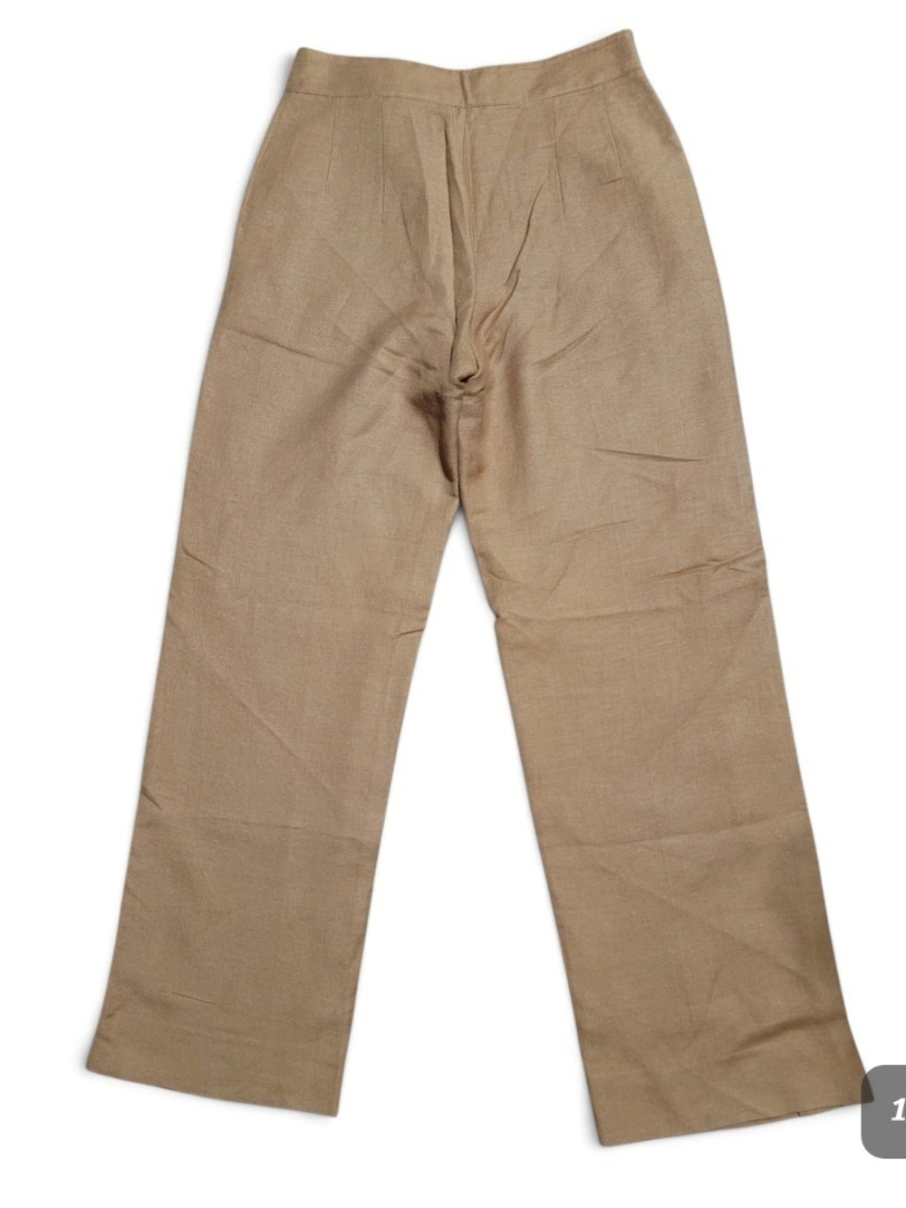 NYGARD - Sz. 10 Tan Linen Rayon Dress Pants - Picture 2 of 10